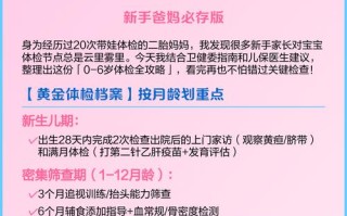 新生儿第一次体检都查哪些项目？家长需要提前做哪些准备？