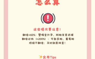 孕期HCG翻倍到底该怎么算？翻倍不好一定是胎停育吗？