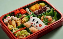 便当食物，便当食物Q版画