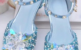 9岁儿童公主高跟凉鞋