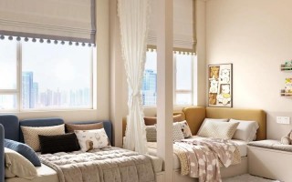 主卧门正对儿童房门，风水布局该如何优化才能提升孩子睡眠质量？