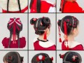 儿童盘发发型图片步骤有哪些？不同脸型适合哪种盘发款式？