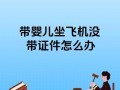 儿童没有身份证件能坐飞机吗？需要哪些替代材料？