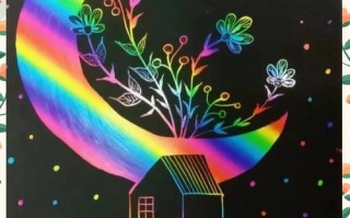 儿童刮画作品图片大全，如何引导孩子创作出更有创意的刮画作品？