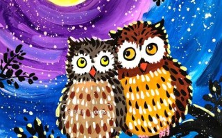 儿童画猫头鹰图片大全，如何引导孩子画出有创意的猫头鹰？