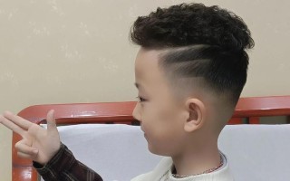 儿童烫发发型图片男潮