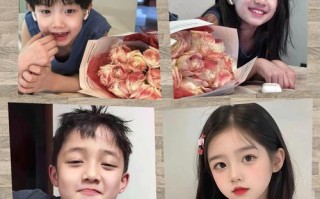 情侣头像儿童一对两张