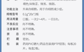 5岁儿童能吃地榆升白片