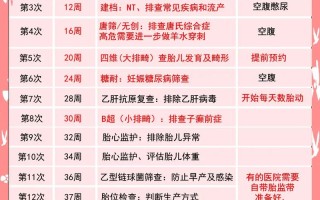 孕期该做哪些检查？不同阶段关键项目与注意事项全解析