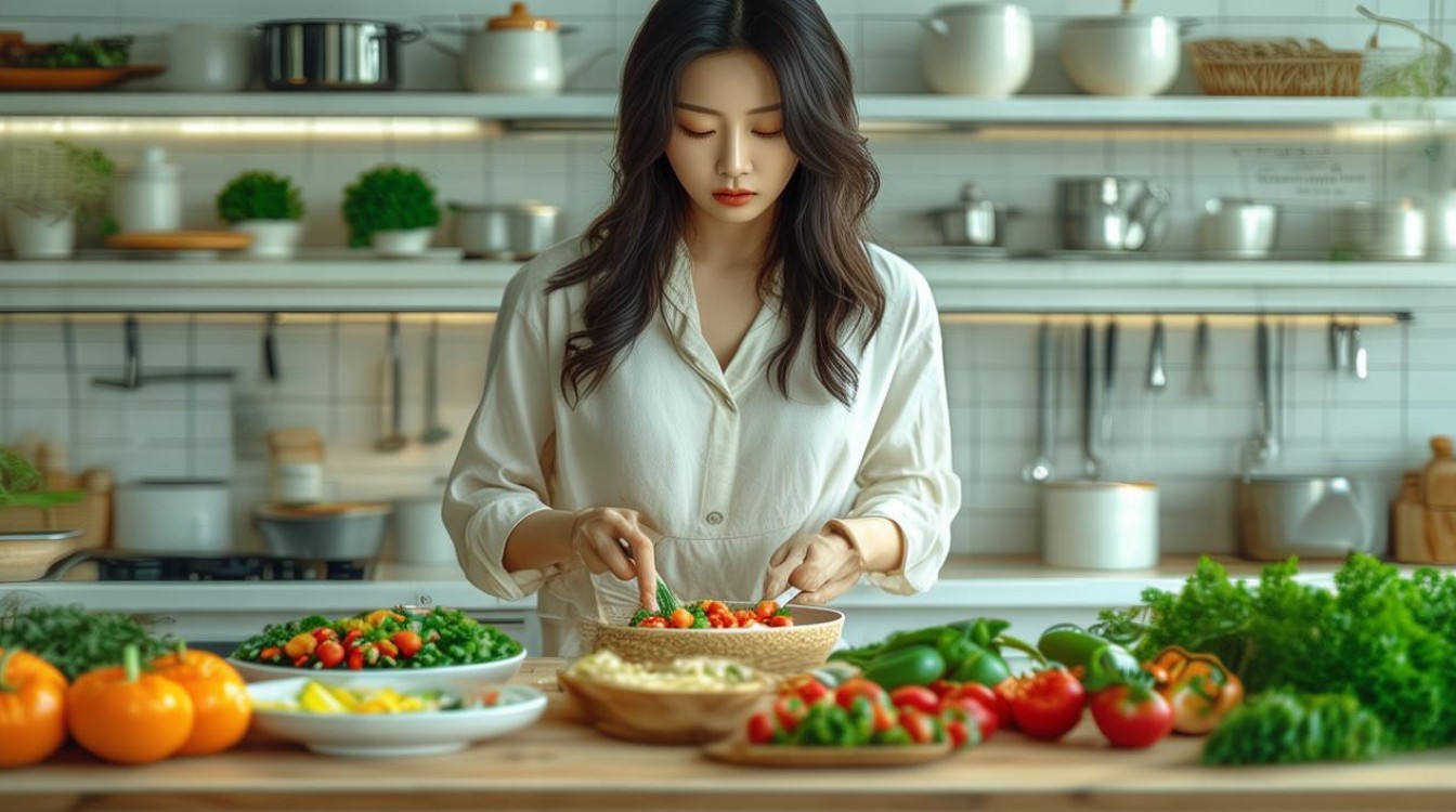 韩娱明星如何平衡健康与美味的饮食？-图2