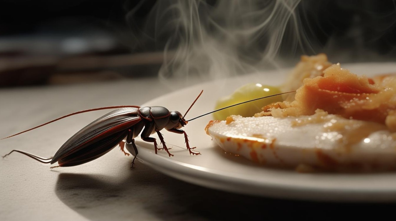 蟑螂爬过的食物煮熟后还能安全食用吗？科学解答-图3