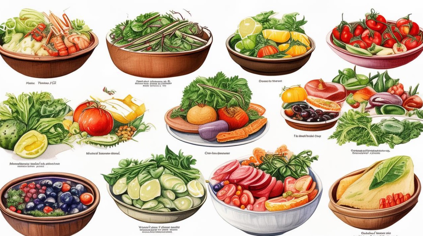 如何通过水彩食物图片激发健康饮食灵感？-图1