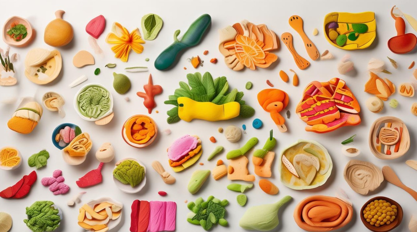 如何用黏土作品DIY传递饮食健康理念？-图3