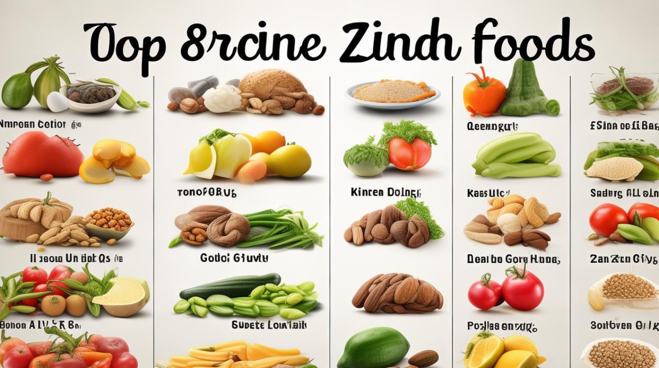 补锌食物排行榜8强有哪些？-图1
