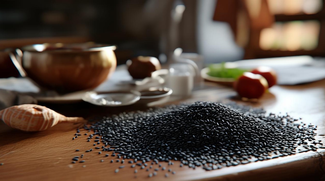 黑芝麻不能和什么一起吃？这些食物相克需注意！-图1