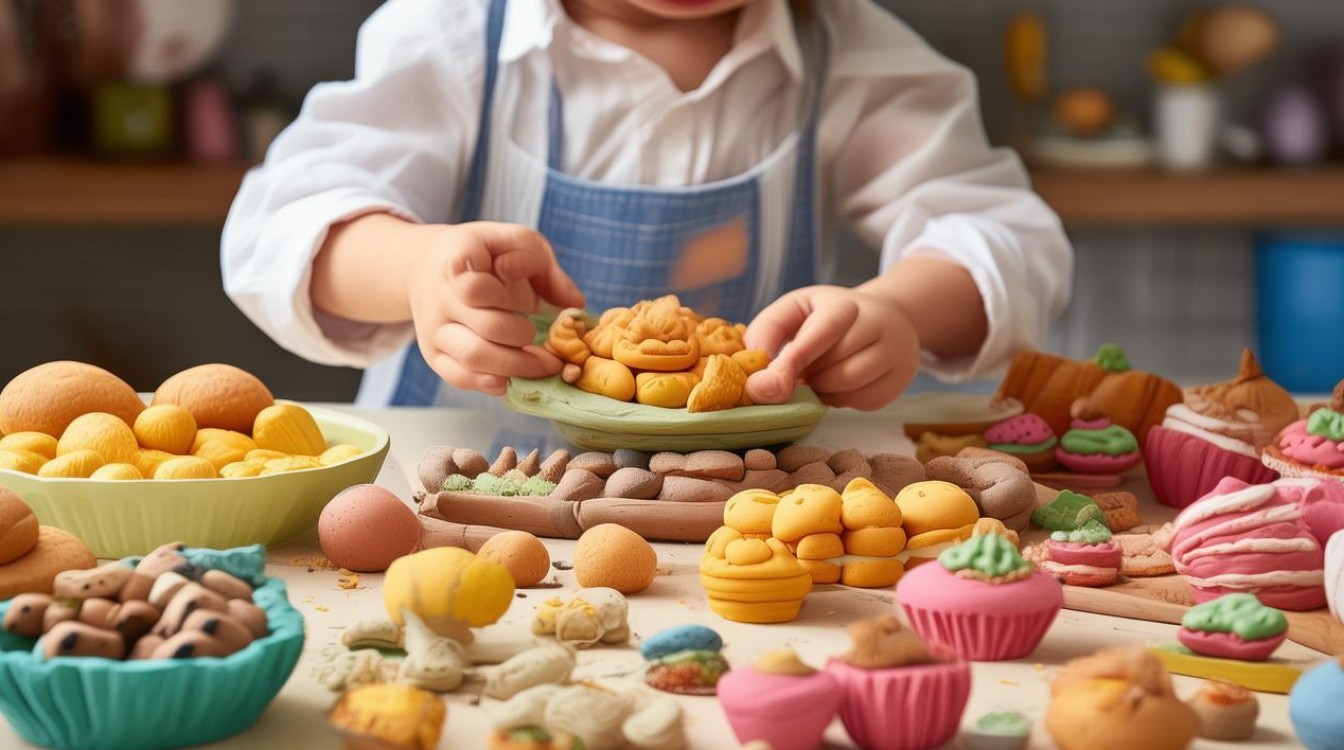 橡皮泥手工制作食物如何结合创意与饮食健康？-图4
