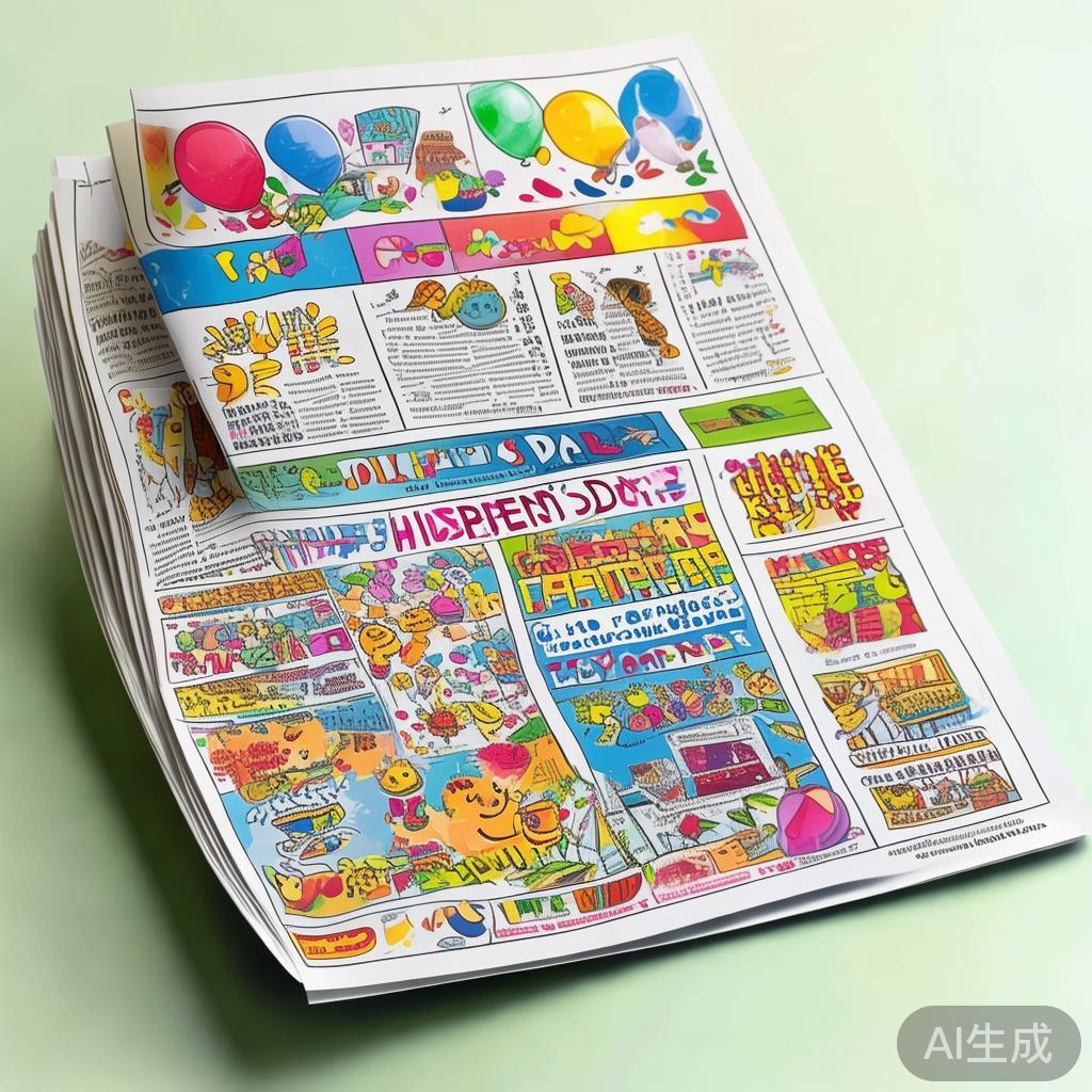 六一儿童节幼儿手抄报图片大全-第3张图片-中州医学会