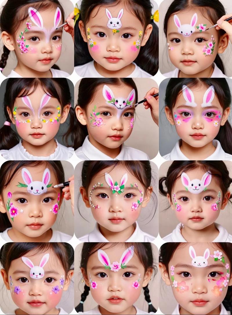 儿童脸部彩绘简单图片有哪些？新手家长如何快速上手？-第2张图片-郑州医学网