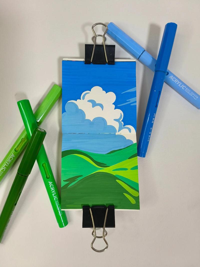 儿童草原绘画图片大全里藏着哪些激发想象力的创作密码？-第3张图片-郑州医学网