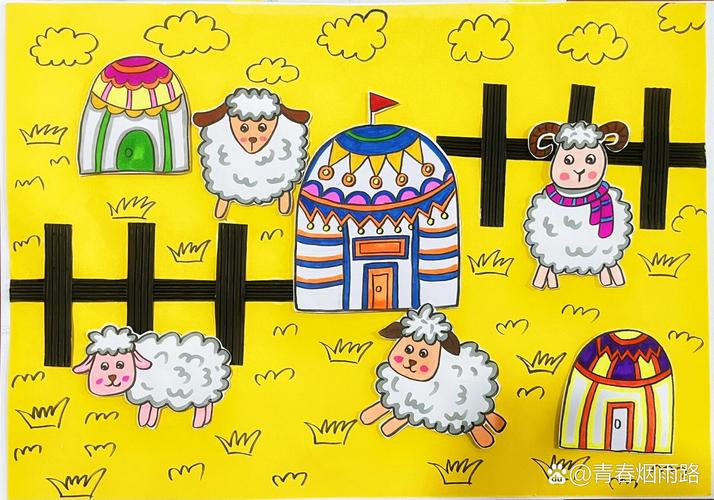 儿童草原绘画图片大全里藏着哪些激发想象力的创作密码？-第2张图片-郑州医学网