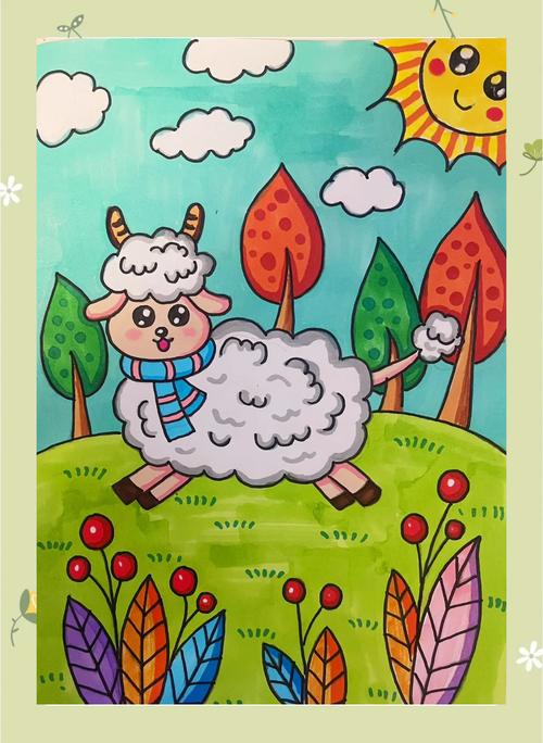 儿童草原绘画图片大全里藏着哪些激发想象力的创作密码？-第1张图片-郑州医学网