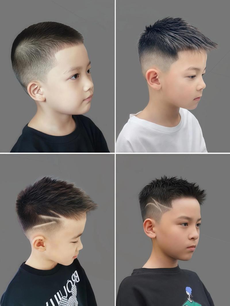 儿童酷酷发型图片男童，这些时尚发型真的适合日常吗？-第1张图片-郑州医学网