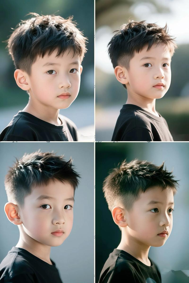 儿童酷酷发型图片男童，这些时尚发型真的适合日常吗？-第2张图片-郑州医学网