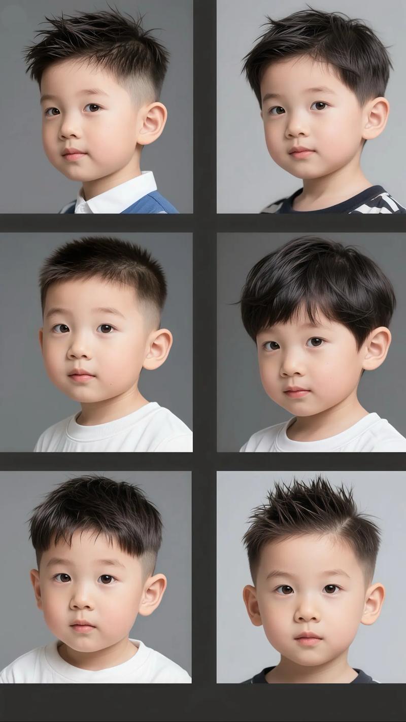 儿童酷酷发型图片男童，这些时尚发型真的适合日常吗？-第3张图片-郑州医学网