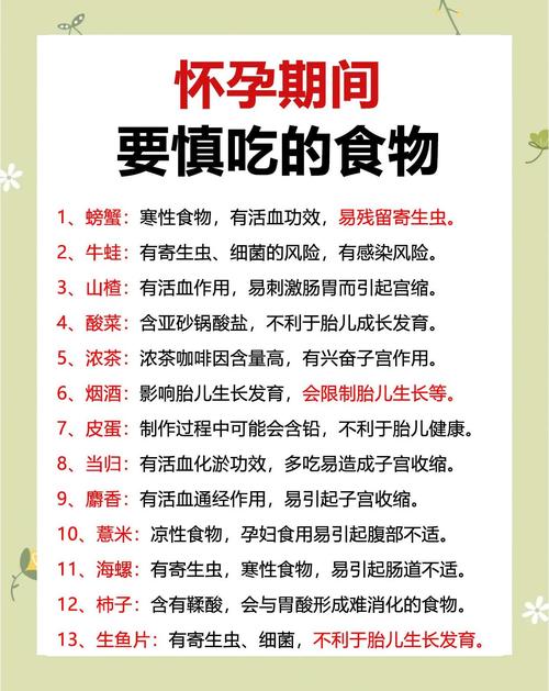 怀孕期间不能吃啥东西-第2张图片-郑州医学网