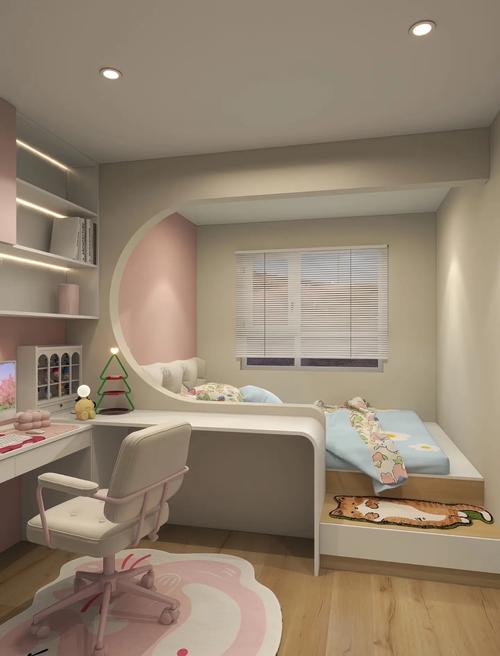 如何打造既梦幻又实用的儿童公主房？25字以上装修效果图疑问标题参考，，儿童公主房装修效果图，如何平衡公主元素与实用收纳？色彩搭配有哪些避坑指南？-第1张图片-郑州医学网