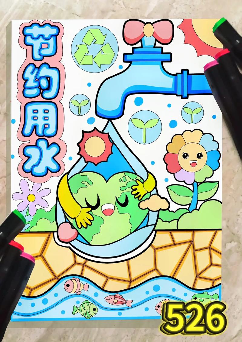 儿童节约用水绘画作品如何传递环保理念并激发行动意识？-第1张图片-郑州医学网