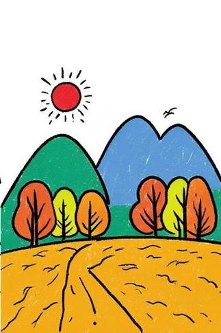 如何用简单的线条画出儿童眼中的美丽秋天？-第1张图片-郑州医学网