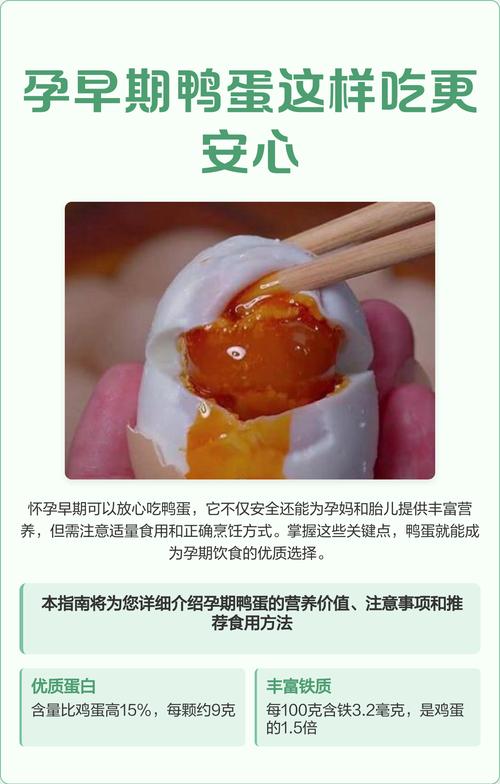 怀孕期间吃鸭蛋对胎儿发育有影响吗？需要注意哪些食用禁忌？-第1张图片-郑州医学网