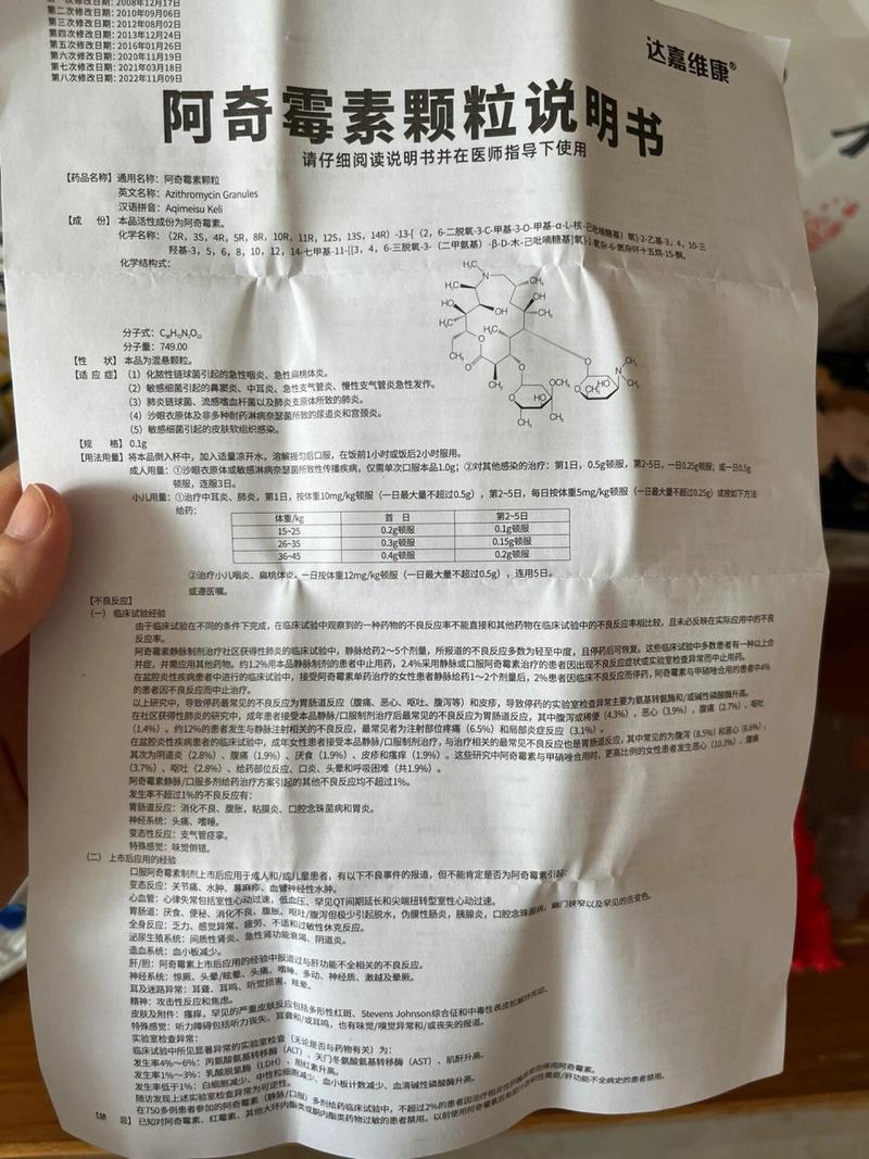 阿奇霉素颗粒儿童用量怎么算？不同年龄体重剂量差异大吗？-第2张图片-郑州医学网